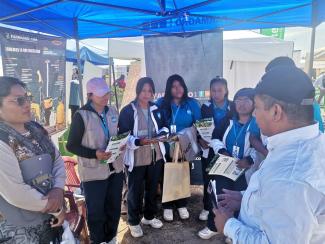 Estudiantes de Agropecuaria del Instituto Idema destacan en II Feria Tecnológica sobre Uva de Mesa en Majes
